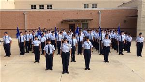 Cadets in formation 
